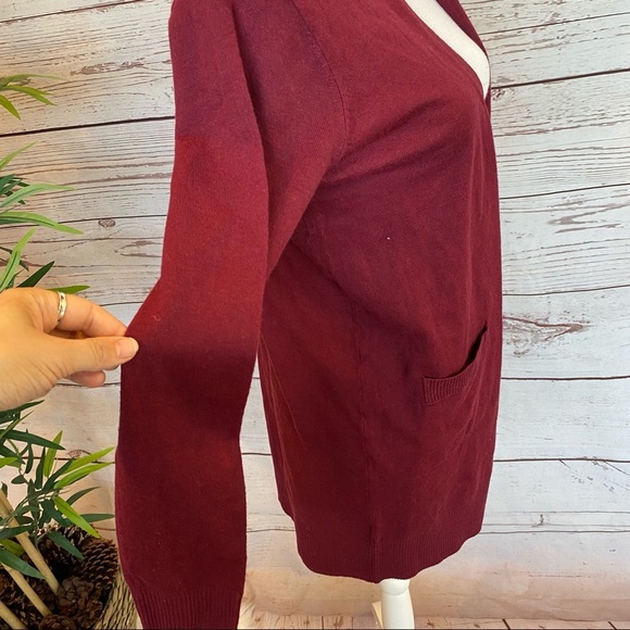 Sweet Romeo Simple Open Drape Pocket Cardigan NWT - Picture 7 of 12